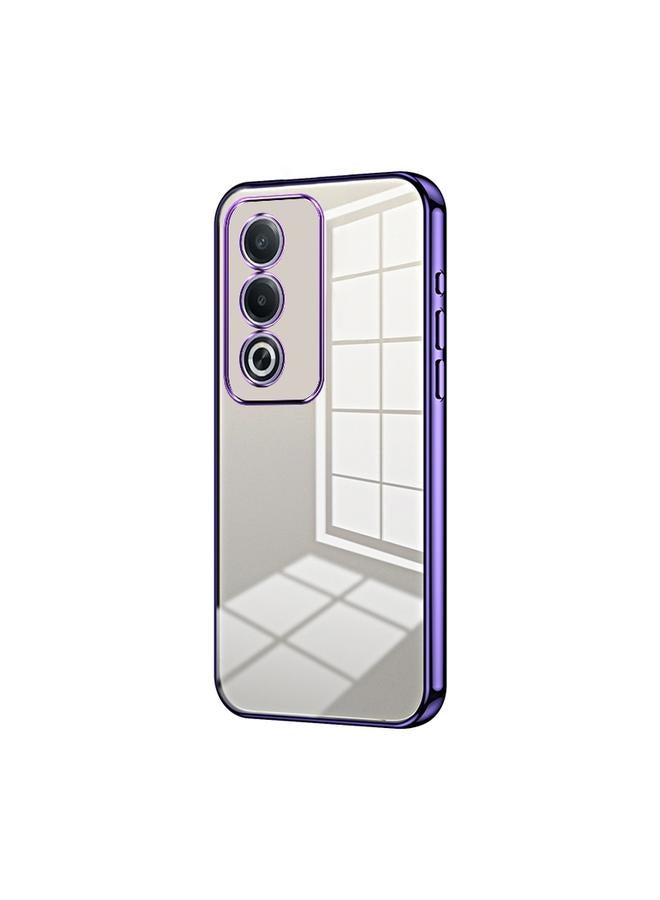 اس-توب جراب لهاتف OPPO A3 Pro Global شفاف مطلي بفتحة دقيقة - Image 1