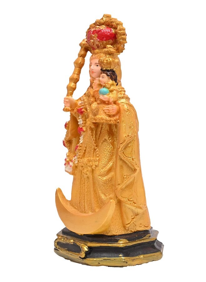 KariGhar® Our Lady of Velankanni/Our Lady of Good Health/Mother Velankanni 5.5 inches Catholic Idol Perfect for Prayer Room & Gifting A0050 (2 X 2 X 5.5 INCH) - Image 4