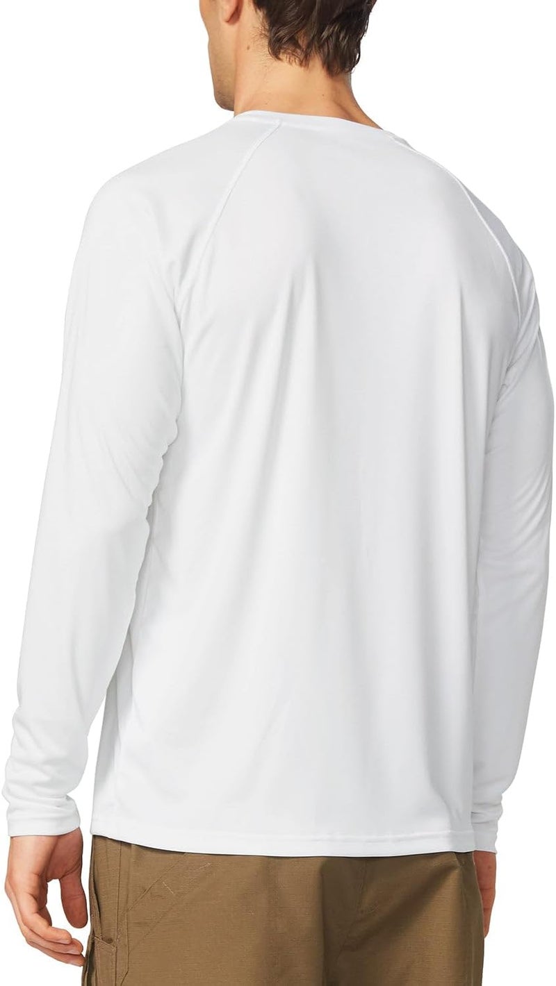 Baleaf Men's Sun Protection Shirts UV SPF UPF 50+ Long Sleeve Rash Guard Fishing Running Quick Dry Lightweight - Image 2