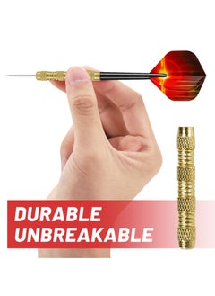 SANMUGEED 18-Pack Professional Steel Tip Darts Set with Detachable Stainless Steel Tips & 6 Color Teams for Sports Training and Family Games  - Image 4