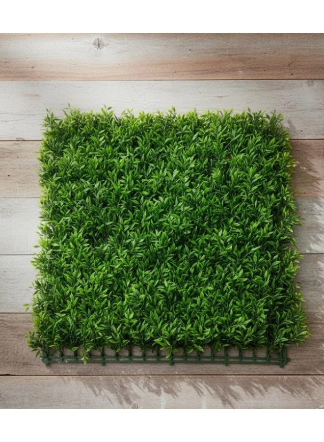 AKDC Mini Leaf Premium Artificial Leaf Wall Panel – Compact 55×55 cm Design for Natural Green Wall Effects - Image 1