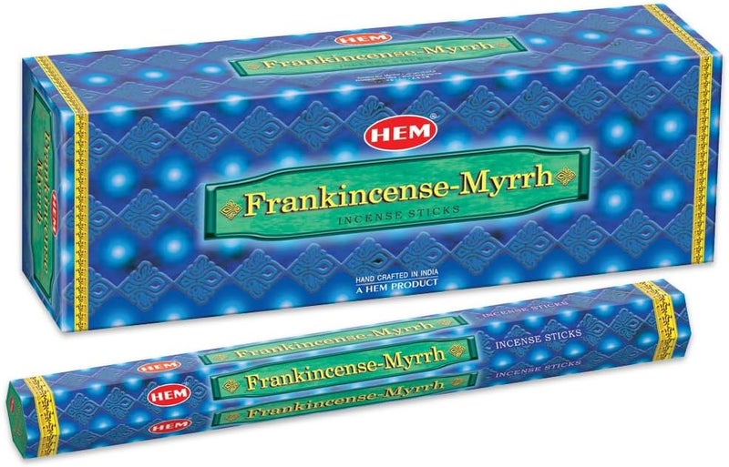 HEM Repeated use resistant selected material Hem Frankincense & Myrrh, 120 Sticks Box Light precision processed material - Image 1