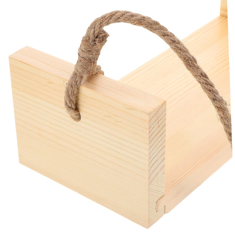 Wooden Swing Photography Prop for Newborns Nursery Aesthetic Design - Image 4