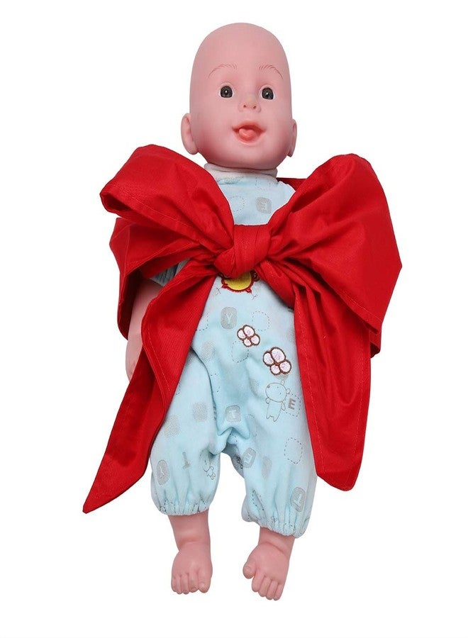 Zerodis Baby Swaddle Wrap Sash, Cotton Maternity Bowknot Newborn Infant Blanket for Photo (Red) - Image 2