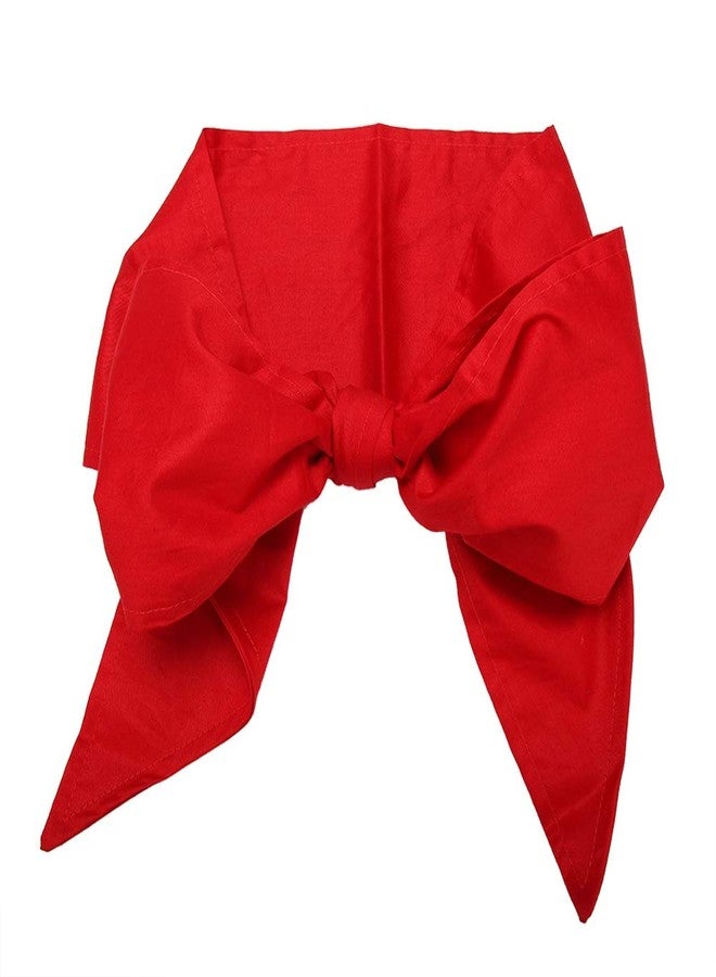 Zerodis Baby Swaddle Wrap Sash, Cotton Maternity Bowknot Newborn Infant Blanket for Photo (Red) - Image 1