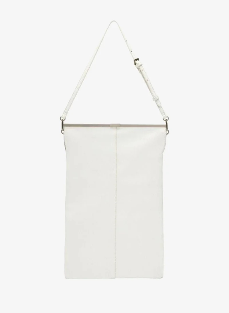 PARFOIS Shoulder Bag With Cracked Leather