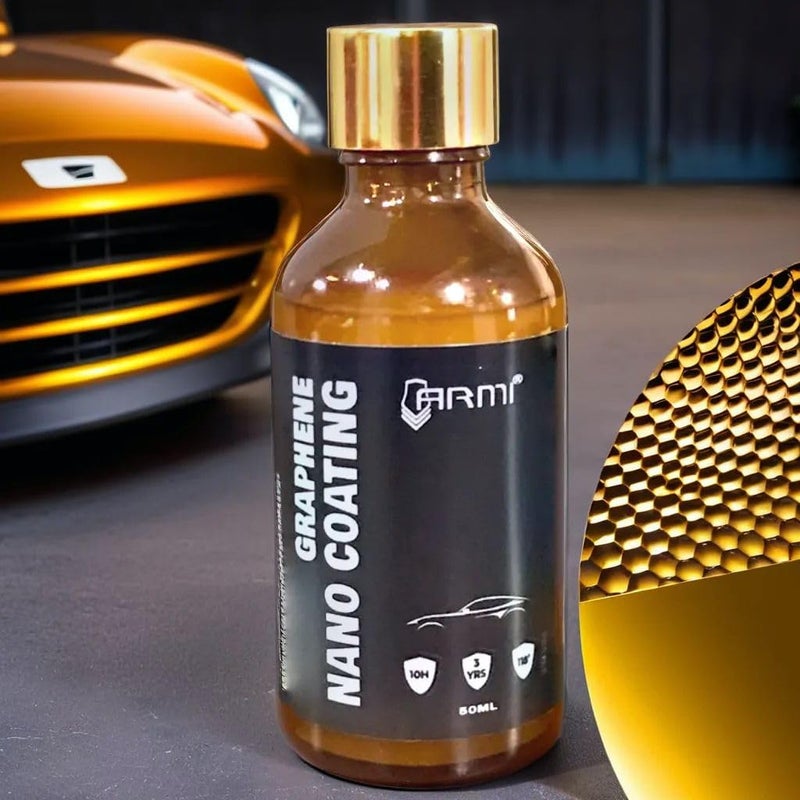 ARMI Graphene Ceramic Coating For Cars Paint Protection (50 Ml) - Graphene And Sio2 Infused - Graphene Ceramic Coating With 3 Years Durability [professional or DIY], Black - Image 2