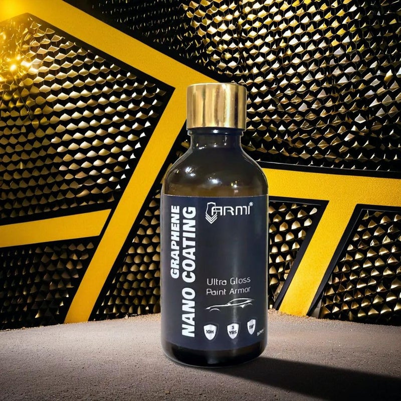 ARMI Graphene Ceramic Coating For Cars Paint Protection (50 Ml) - Graphene And Sio2 Infused - Graphene Ceramic Coating With 3 Years Durability [professional or DIY], Black - Image 3
