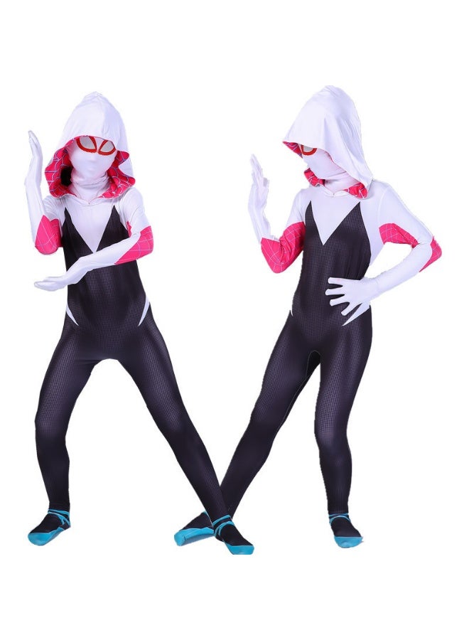 NIBEMINENT Halloween Gwen girl costume, children's adult hero costume - Image 1