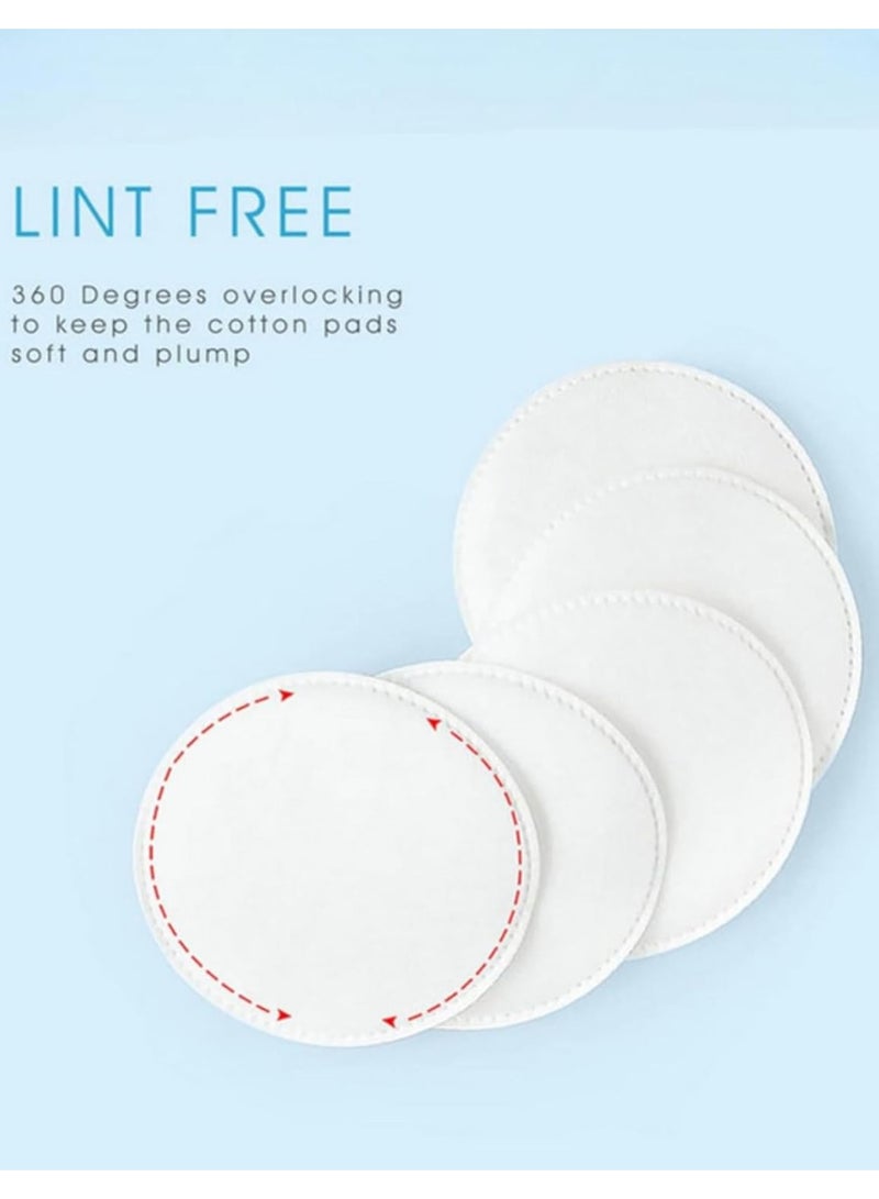 Deep Fresh Makeup Removing Cotton Pads 100-Pieces - Image 3