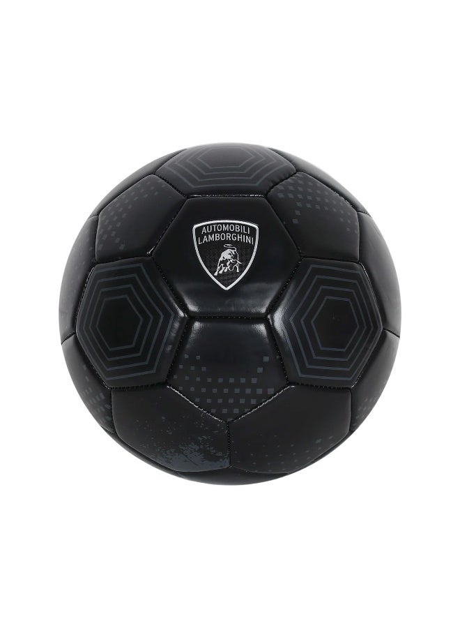 Lamborghini Sewing Soccer Ball (Size 5, Black)