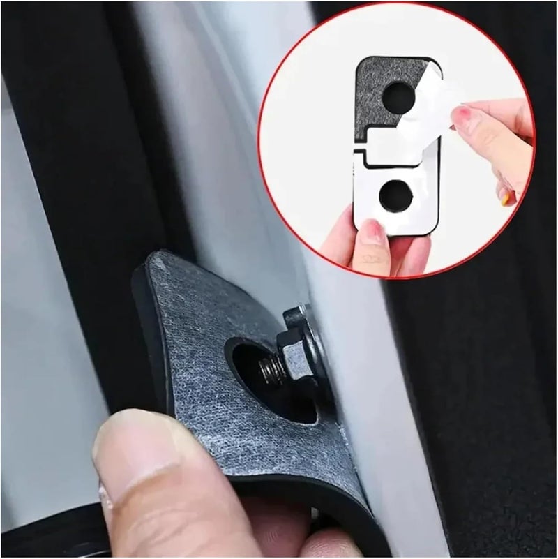 6 Sets Auto Door Stabilizer Lock Protector Case Silicone Shock Absorbing Pad Car Limiter Cover Interior Screw Cushion - Image 4