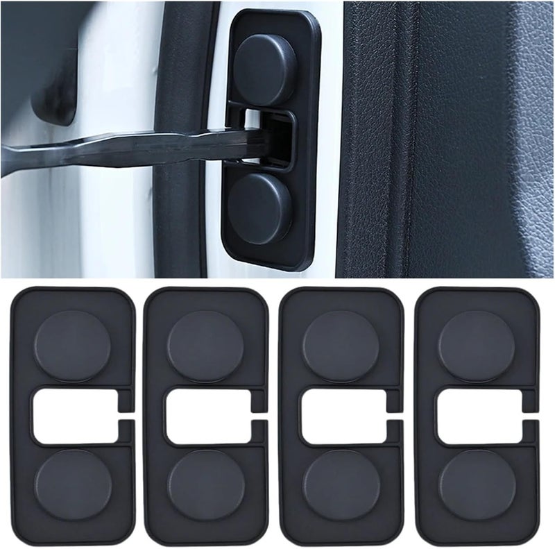 6 Sets Auto Door Stabilizer Lock Protector Case Silicone Shock Absorbing Pad Car Limiter Cover Interior Screw Cushion - Image 2