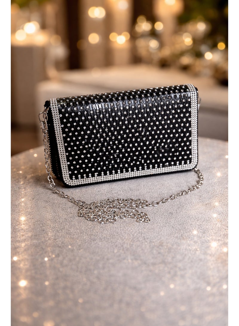 Women’s Small Clutch Wallet with Zipper – Elegant Hand & Shoulder Evening Bag for Special Occasions - Image 2