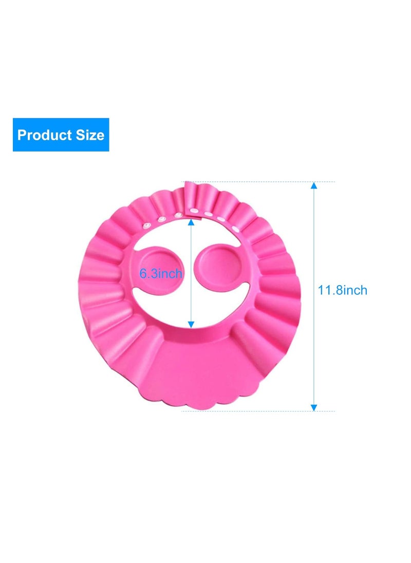 Goolsky Baby Shower Cap, Baby Shampoo Cap Adjustable Bathing Shower Protection Hat Soft Cap Visor Hat for Toddler, Kids  - Image 4