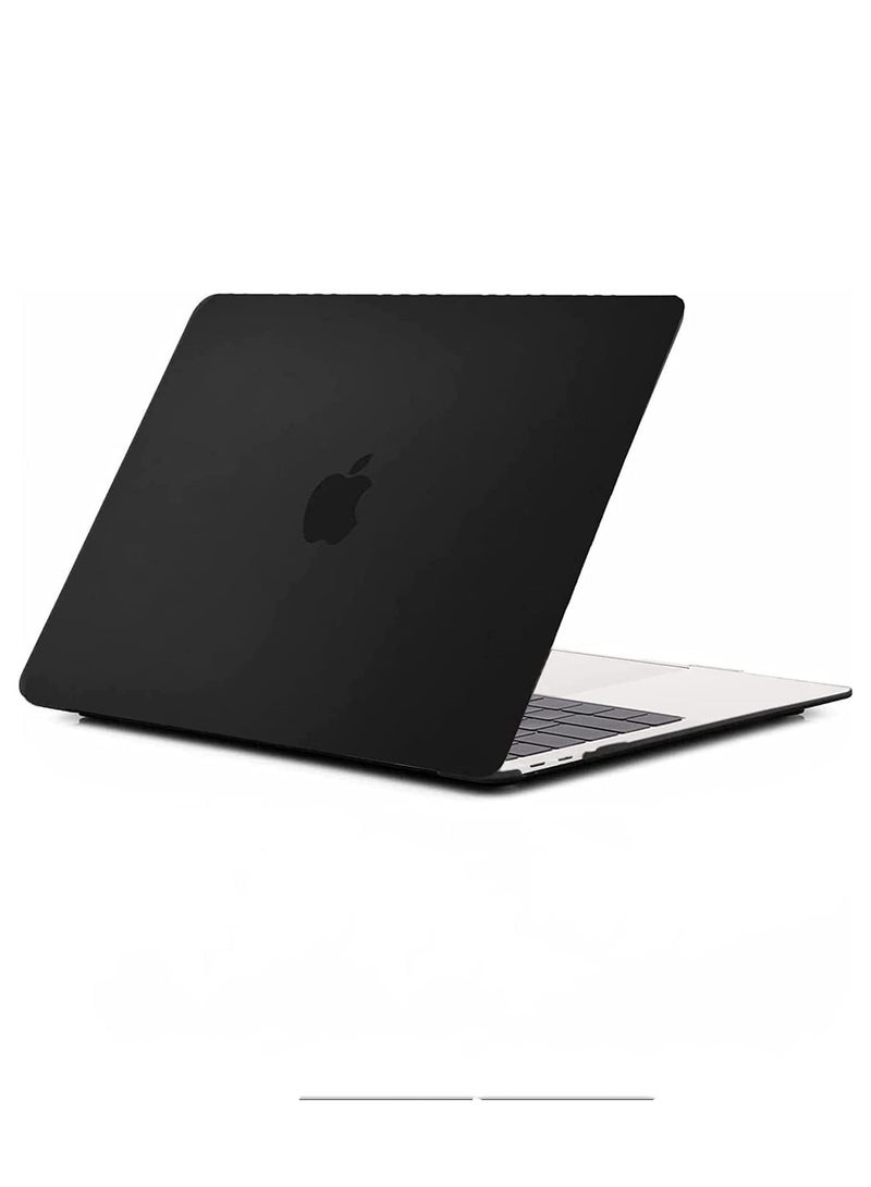 Compatible with MacBook Air 13 Inch Case 2022 2021-2018 M1 A2337 A2179 A1932 with Retina Display Plastic Hard Shell Case (Matte Black) - Image 1