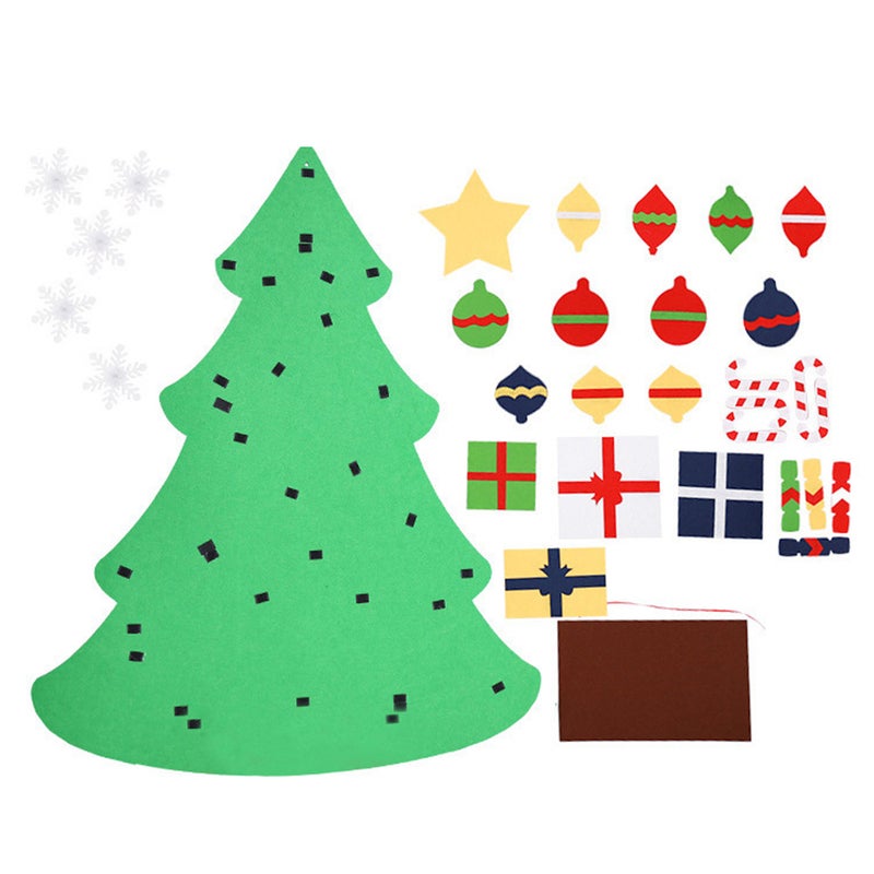 DIY Ornaments: Soft Felt Material - Handcraft Ability Practice Christmas Decorations for Kids Holiday Activities & Friendship Gift-Making - Image 3