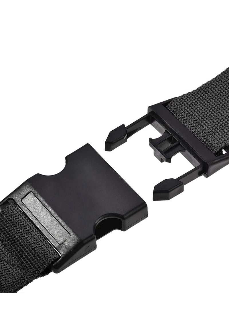 HomarKet 2 Pack Adjustable Luggage Straps,TSA Approved Travel Belt Wide Luggage Secure Belt for Suitcase Luggage Accessories to Secure Bag Cargo Safe Quick-Release  - Image 2