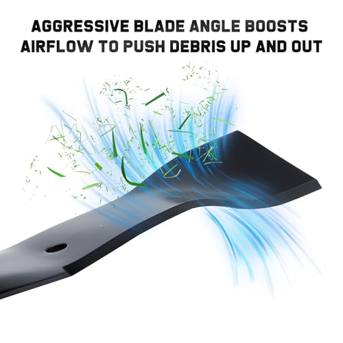 Grasscool 406712 532406712 Mower Mulching Blade for Craftsman Husqvarna 21 inch Deck Push Walk Behind Lawnmower Replace 165833 175064 189028 532189028(2Pack) - Image 5
