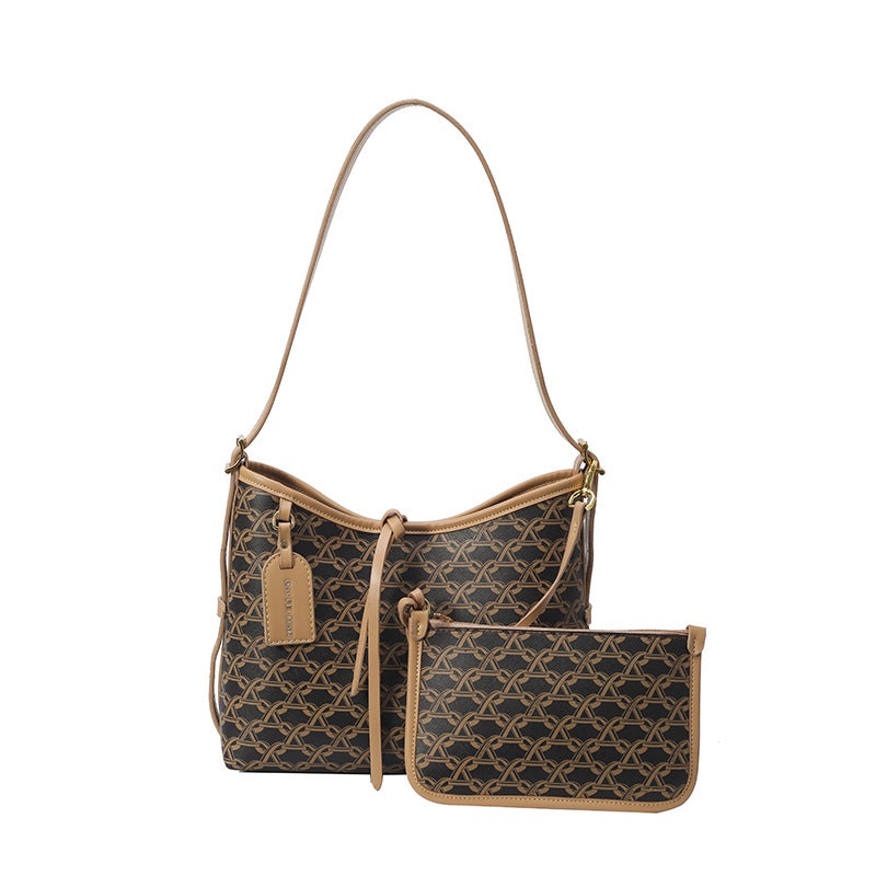 Women'S Bag High-End Large-Capacity Printed Shoulder Bag All-Match Portable Tote Bag Trendy Tote Bag - Image 1
