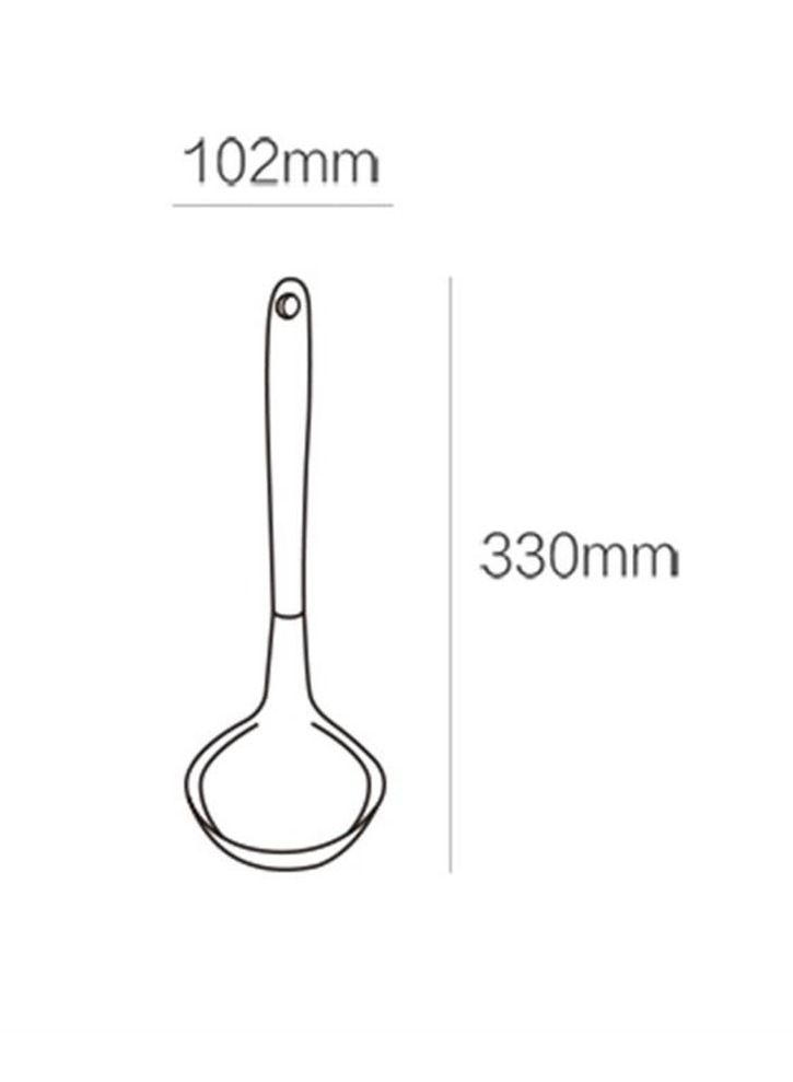 Red stainless steel silicone scoop - Image 3