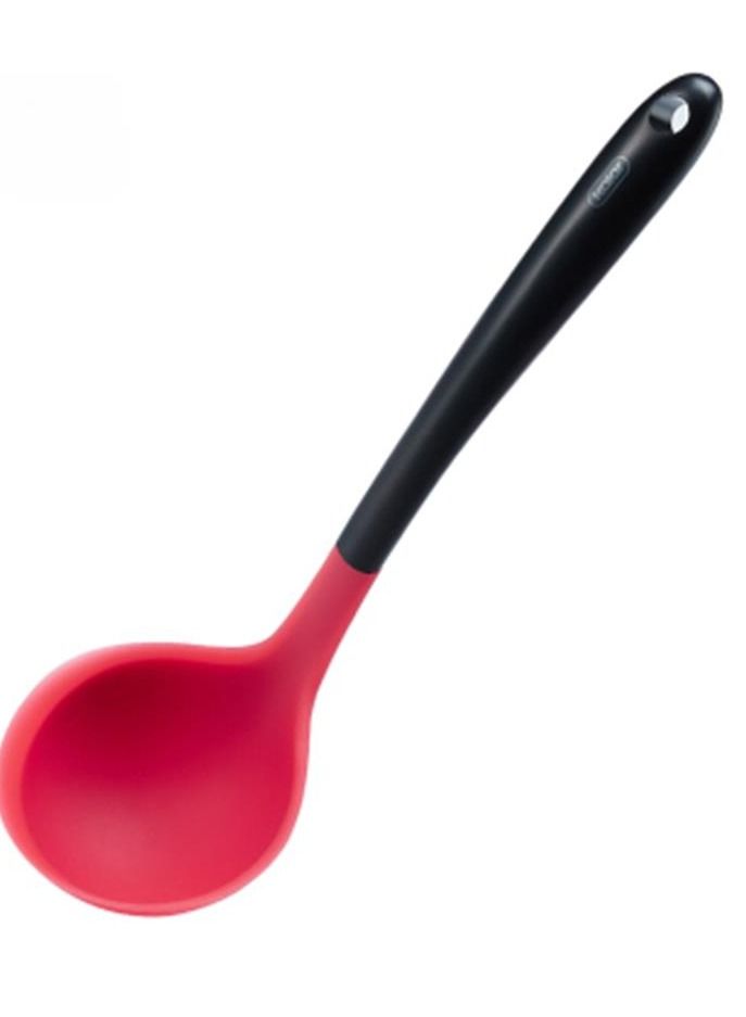 Red stainless steel silicone scoop - Image 2