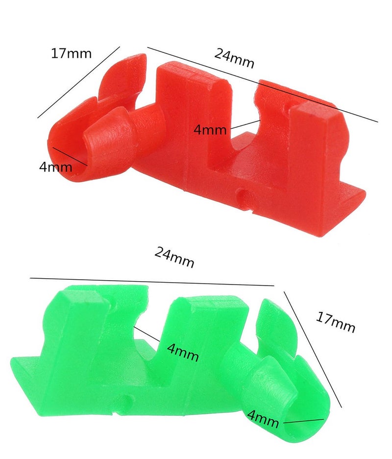 TOPNEW 5 Pairs Tailgate Handle Rod Clip Left & Right for 1999-2007 Chevy Silverado GMC Sierra Rod Retainer Clips, OEM Handle Replacement 88981030, 88981031 - Image 5