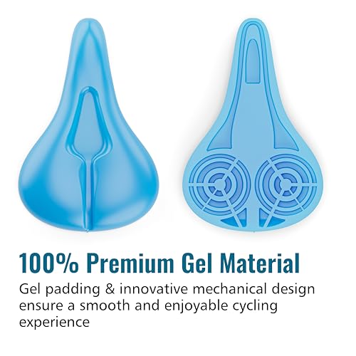 GELRIDE Advanced Gel Bicycle Saddle Seat Cushion Cover for Indoor Outdoor Cycling, Exercise Cycle - Soft and Washable, 100% Gel Material, Made in India (Advanced) - Image 3