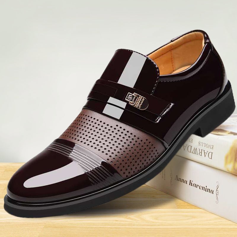 Men'S Formal Business Shoes Shoes Men Sandals Hole Shoes Set Foot Pedal Generation - Image 4