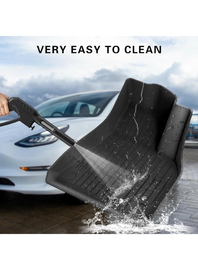 Floor Mats for Tesla Model Y 2025-2026 All Weather Durable TPE Automotive Interior Cargo Liner Floor Mats and Cargo Trunk Mats Accessories (tesla Model Y 2025-2026) - Image 4