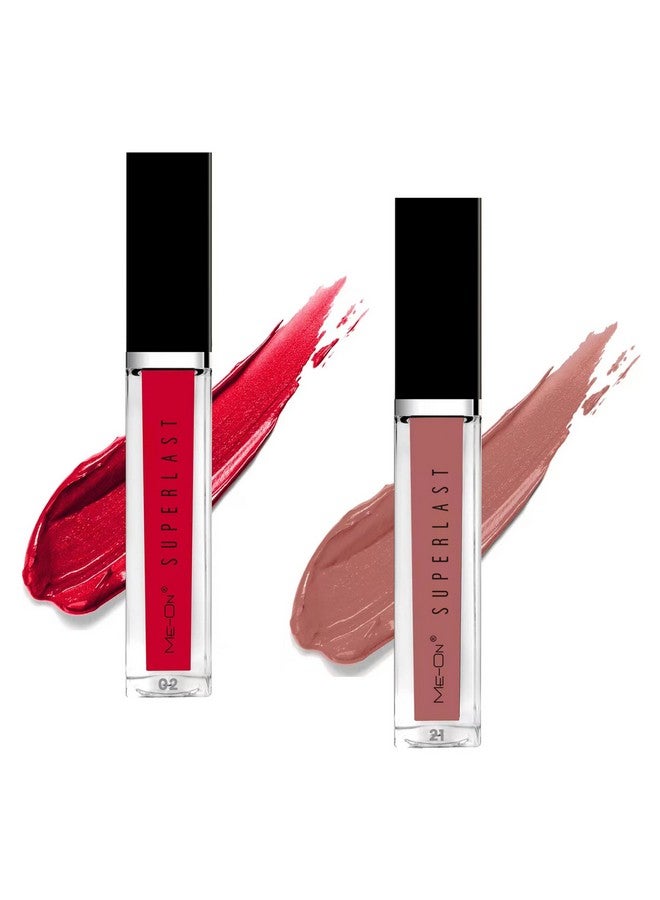 ME-ON Superlast Lip Gloss (Shade 02 & 21)