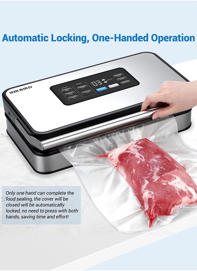 INKBIRD Home Food Vacuum Sealer Machine INK-VS04 with Starter Kit, Dual Motor, Dual Pump, Multiple Functions, Countdown LED, Built-in Cutter and Bag Storage, with Overheat Protection - pzsku/Z74689D369E8EA52D4A6AZ/45/_/1732516319/74bb9bf0-af53-451f-b933-2a14500a405c