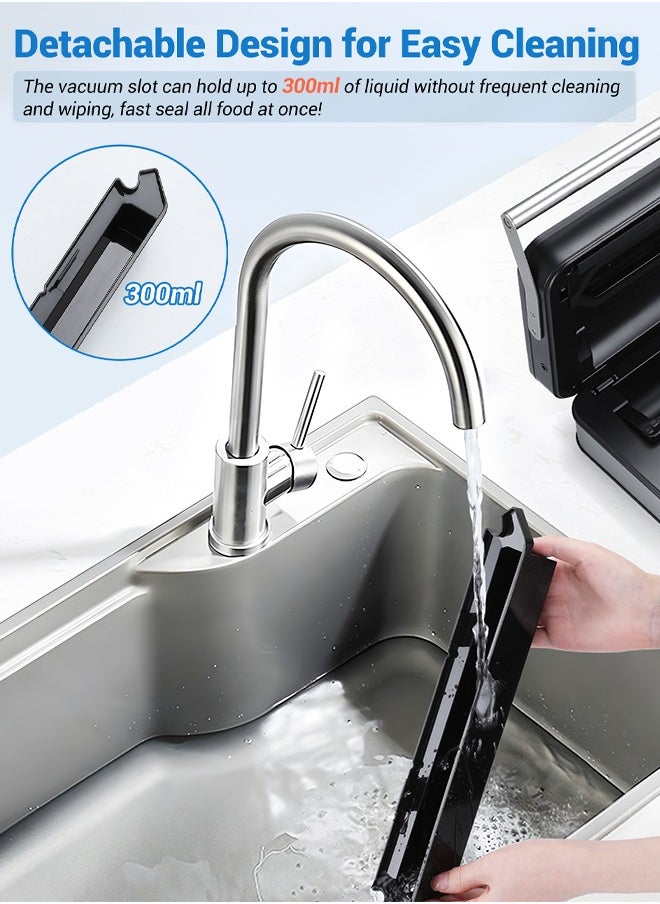 INKBIRD Home Food Vacuum Sealer Machine INK-VS04 with Starter Kit, Dual Motor, Dual Pump, Multiple Functions, Countdown LED, Built-in Cutter and Bag Storage, with Overheat Protection - pzsku/Z74689D369E8EA52D4A6AZ/45/_/1732516390/f1bf56c9-8583-4b60-bd2e-4e71dca5a77d