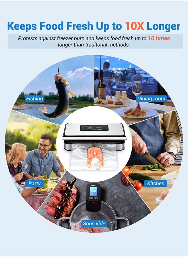 INKBIRD Home Food Vacuum Sealer Machine INK-VS04 with Starter Kit, Dual Motor, Dual Pump, Multiple Functions, Countdown LED, Built-in Cutter and Bag Storage, with Overheat Protection - pzsku/Z74689D369E8EA52D4A6AZ/45/_/1732516411/c1408812-a270-4523-9701-c0ca12cd8fbb