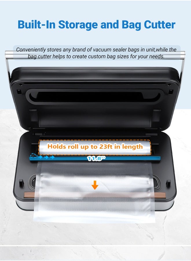 INKBIRD Home Food Vacuum Sealer Machine INK-VS04 with Starter Kit, Dual Motor, Dual Pump, Multiple Functions, Countdown LED, Built-in Cutter and Bag Storage, with Overheat Protection - pzsku/Z74689D369E8EA52D4A6AZ/45/_/1740541917/57145daf-0951-4888-8913-26a2a370ff32