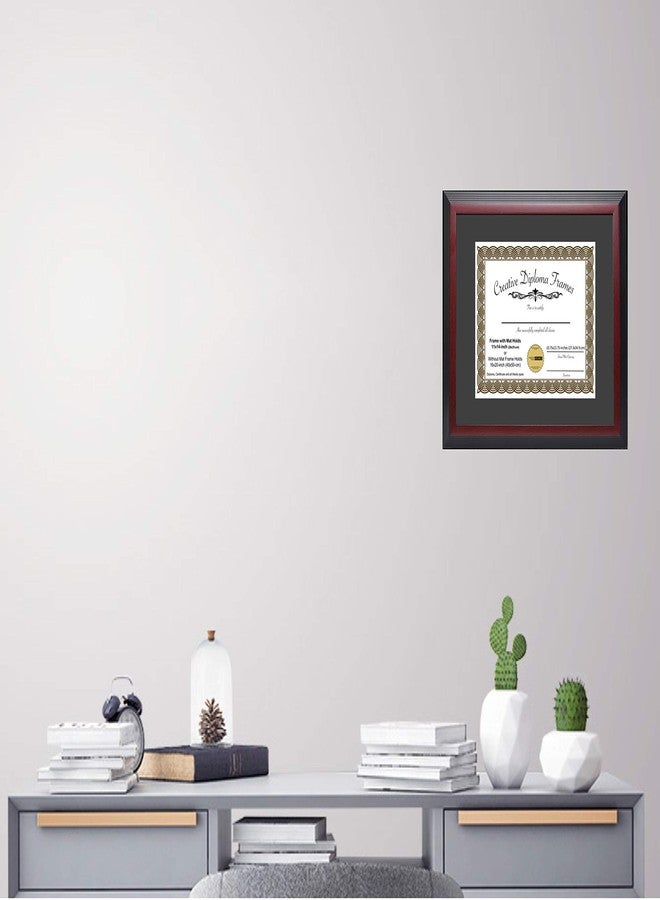 كرييتف بكتشر فريمز إطار صور إبداعي مقاس 13 × 17 بوصة، مصنوع من خشب الماهوجني، مع حواف سوداء، يتسع لوثائق مقاس 13 × 17 بوصة، مزود بزجاج وعلاقة جدارية مثبتة. - Image 5