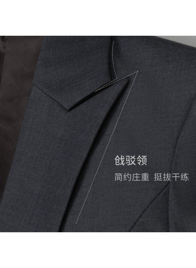 ROMON بليزر نسائي بسيط وعصري، جاكيت بدلة غير رسمي للنساء، تصميم ضيق بصف واحد من الأزرار - Image 3