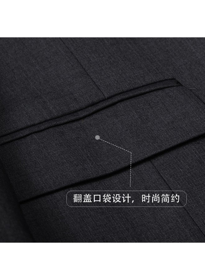 ROMON بليزر نسائي بسيط وعصري، جاكيت بدلة غير رسمي للنساء، تصميم ضيق بصف واحد من الأزرار - Image 4