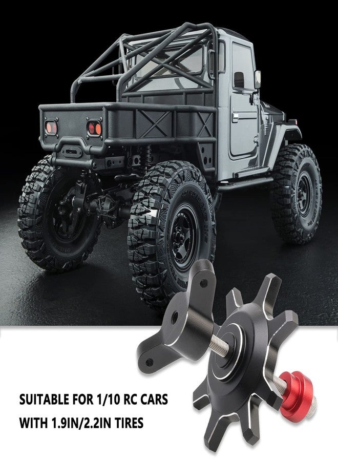 Rchobbytop RC Tire Installation & Removal Tool for 1/10 RC Crawler Car 1.9 2.2 Inch Beadlock Wheel, Black - Image 5