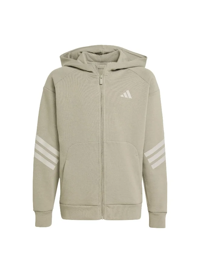 Adidas Adidas J Fi 3S Fz Hd U Green Not Sports Specific Track Tops For Unisex