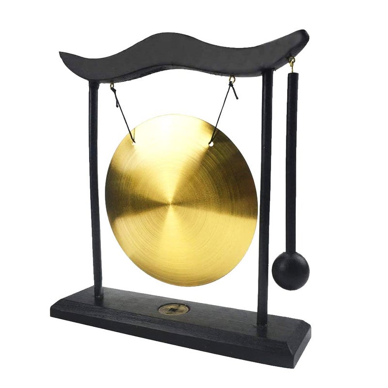 Hooshing Brass Feng Shui Gong Desktop Zen Art Home Decor Housewarming Blessing Gift - Image 5