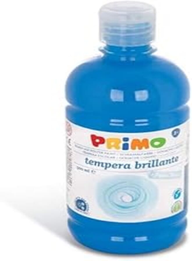 PRIMO Beginner Ready Mix Paint 500ml - Blue - Childrens Crafts
