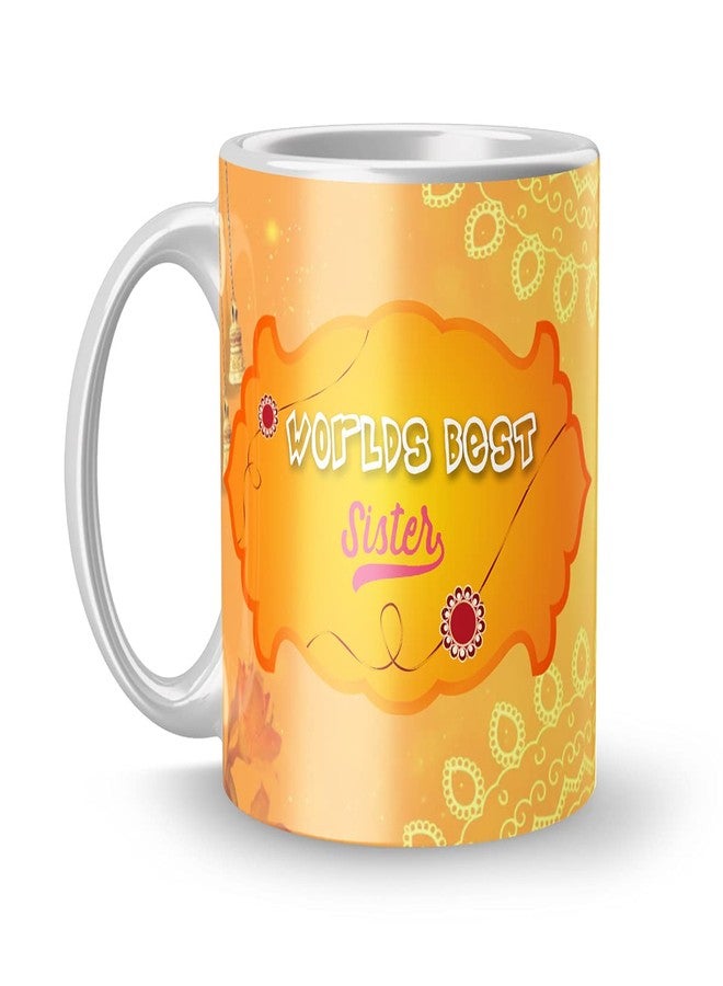 Luvkushcart® Mug Rakhi, Rakhi, Rakhi for Brother, Rakhi for Sister, Rakhi for Brother Bhabhi, Rakhi Combo, Rakhi Set, Rakhi Gift for Bhaiya Bhabhi, Rakhi with Roli Chawal, (BV-Rakhi-PAIRMUG-9) - Image 3