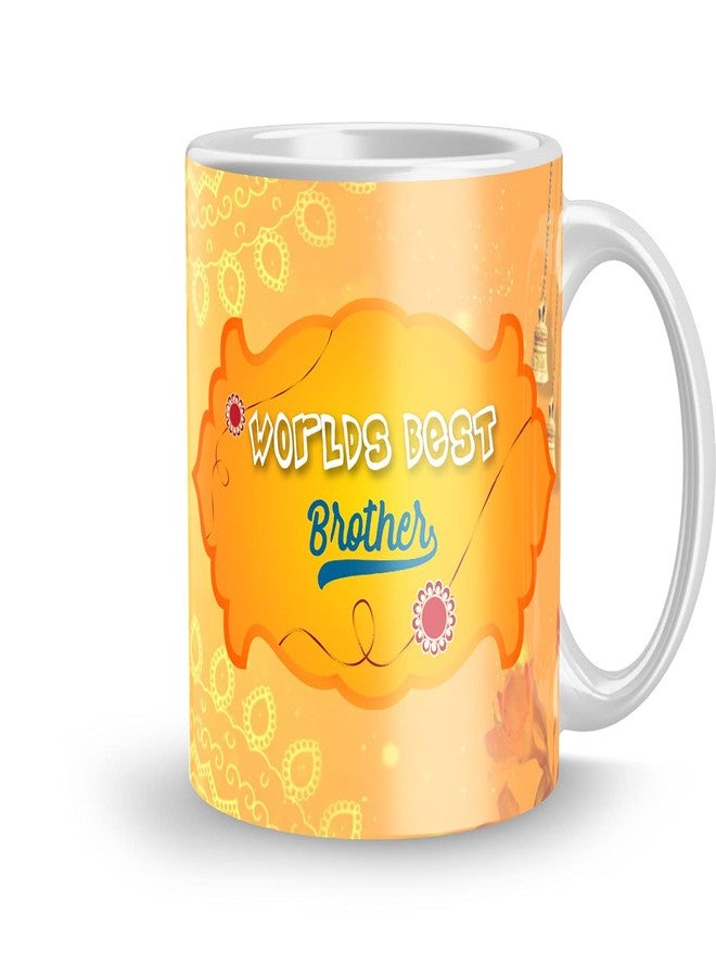 Luvkushcart® Mug Rakhi, Rakhi, Rakhi for Brother, Rakhi for Sister, Rakhi for Brother Bhabhi, Rakhi Combo, Rakhi Set, Rakhi Gift for Bhaiya Bhabhi, Rakhi with Roli Chawal, (BV-Rakhi-PAIRMUG-9) - Image 5