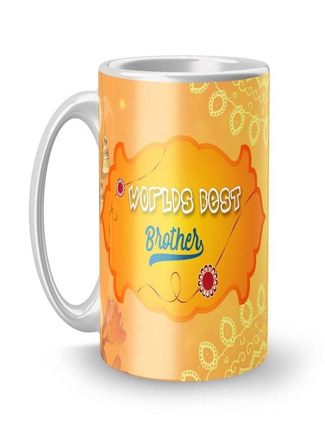 Luvkushcart® Mug Rakhi, Rakhi, Rakhi for Brother, Rakhi for Sister, Rakhi for Brother Bhabhi, Rakhi Combo, Rakhi Set, Rakhi Gift for Bhaiya Bhabhi, Rakhi with Roli Chawal, (BV-Rakhi-PAIRMUG-9) - Image 2