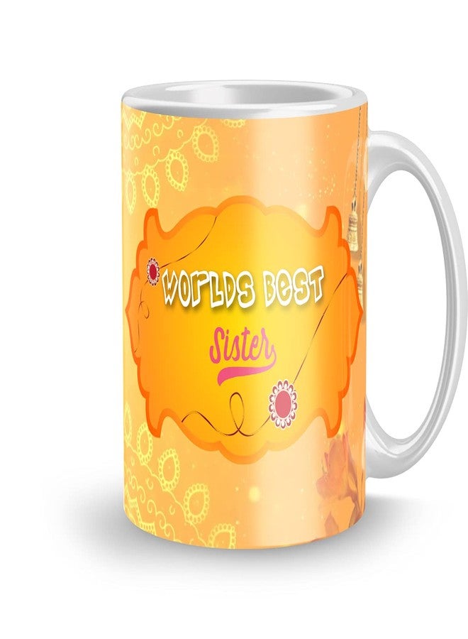 Luvkushcart® Mug Rakhi, Rakhi, Rakhi for Brother, Rakhi for Sister, Rakhi for Brother Bhabhi, Rakhi Combo, Rakhi Set, Rakhi Gift for Bhaiya Bhabhi, Rakhi with Roli Chawal, (BV-Rakhi-PAIRMUG-9) - Image 4
