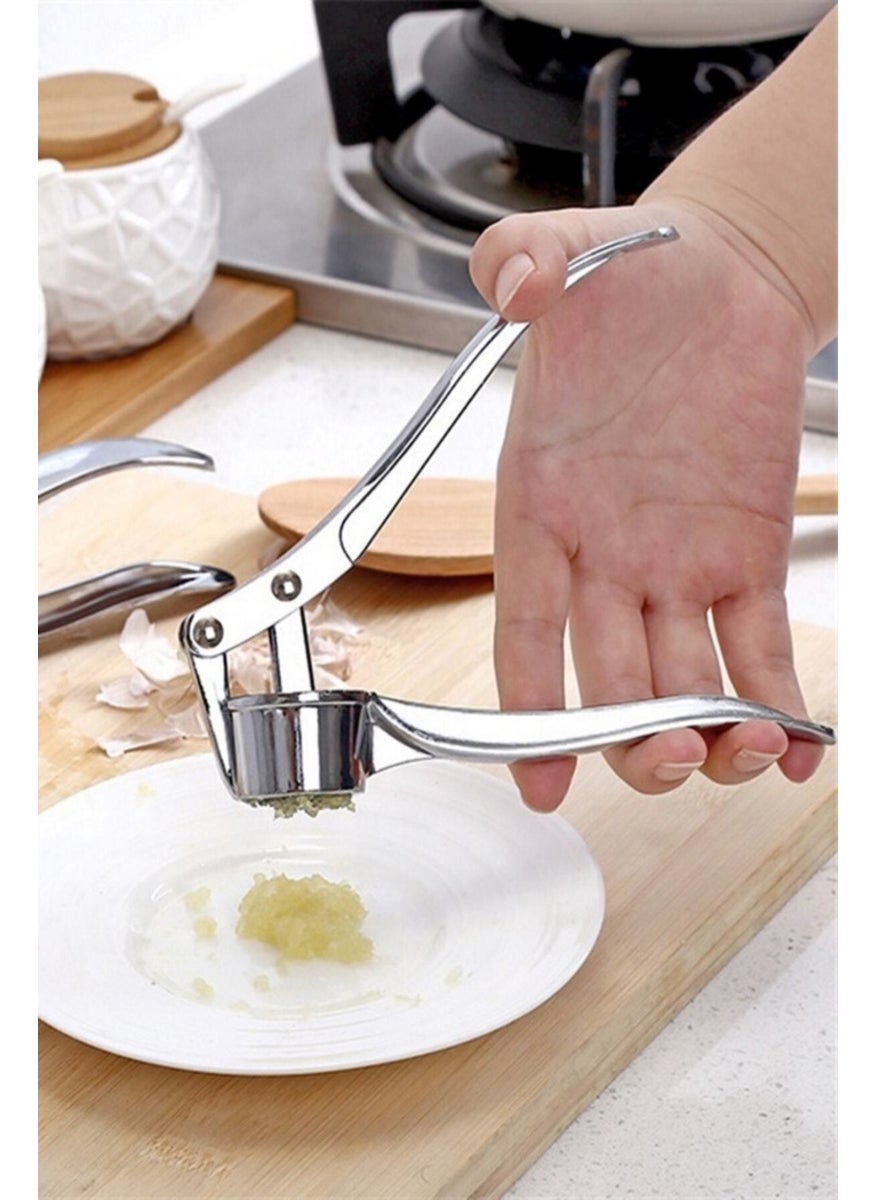 Practical Garlic Press - Steel Garlic Press with Chamber - pzsku/Z74691C56CD16F6B0EB43Z/45/_/1737174267/dbf323e3-87fd-4376-9cf5-138751680a4e