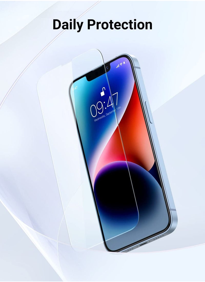 BORTONY - Pack of 2 Screen Protector Compatible with 14 Plus/13 Pro Max 6.7" Tempered Glass 9H Hardness [HD Clear] [Anti-Scratch] [Bubble Free] For Apple iPhone 14 Plus/13 Pro Max - Image 1