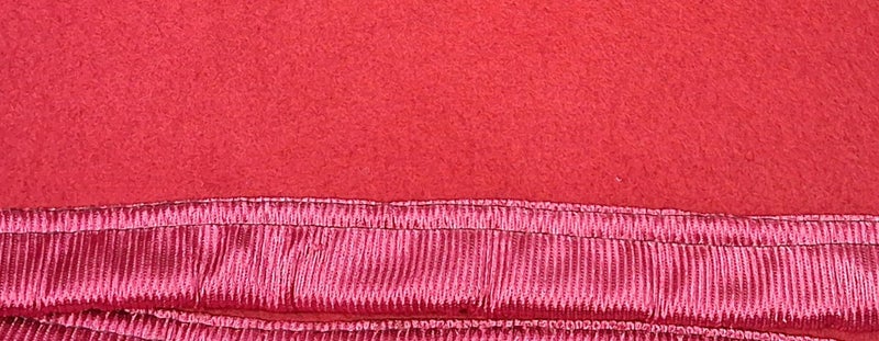 CHANDRAVATI Modern Plain Polar Fleece All Season Blanket Single Bed with || Satan Border || 500 TC || Heavy Quality || (Maroon, 60x90) - Image 4