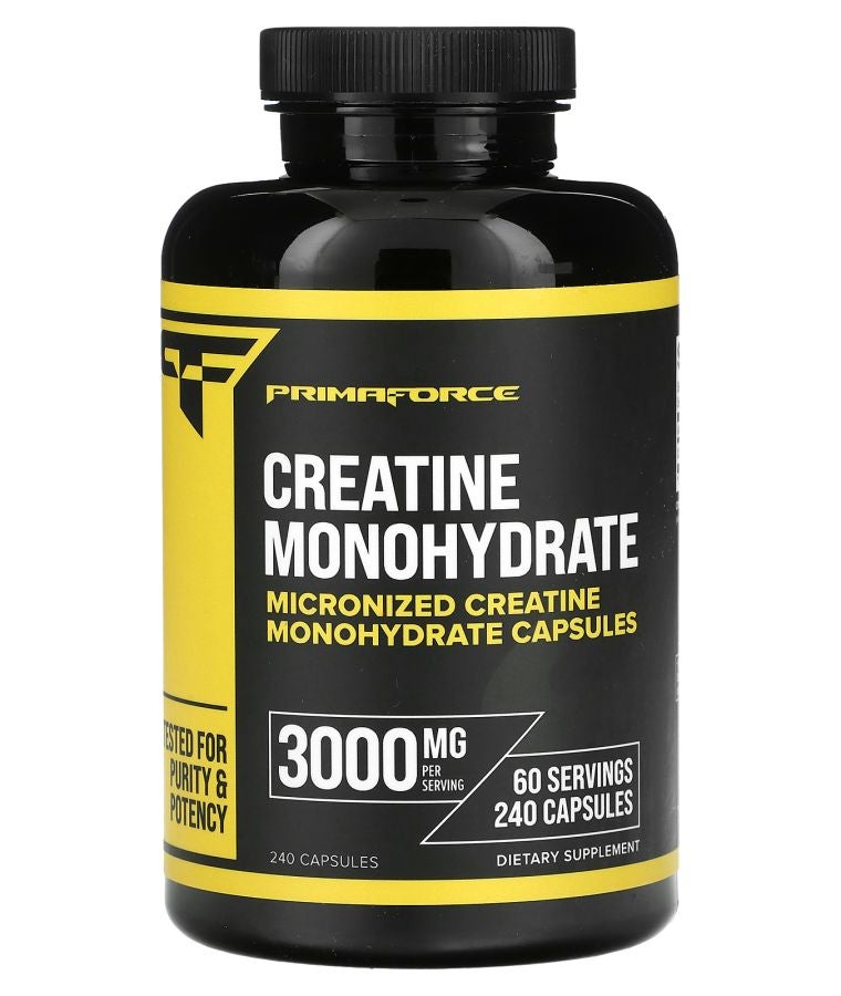 Primaforce Creatine Monohydrate 240 Capsules (750 mg per Capsule)